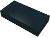 Tile 1 x 2 with Groove, Черный Набор LEGO Tile 1 x 2 with Groove, Черный