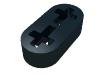 Technic Beam 1 x 2 Thin, Черный Набор LEGO Technic Beam 1 x 2 Thin, Черный