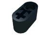 Technic Beam 1 x 2 Thick with Pin Hole and Axle Hole, Черный Набор LEGO Technic Beam 1 x 2 Thick with Pin Hole and Axle Hole, Черный