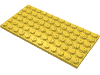 Набор LEGO Plate 6 x 12, Желтый