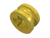 Technic Bush 1/2 Smooth with Axle Hole Semi-Reduced, Желтый Набор LEGO Technic Bush 1/2 Smooth with Axle Hole Semi-Reduced, Желтый