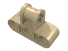 Набор LEGO Technic Axle and Pin Connector Perpendicular Triple, Tan