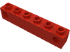 Набор LEGO Electric, Train Light Prism 1 x 6 Holder, Красный