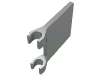 Набор LEGO Flag 2 x 2 Square [Thin Clips], Светло-серый