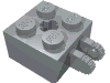 Набор LEGO Hinge Brick 2 x 2 Locking with 2 Fingers Vertical and Axle Hole, Светлый сине-серый