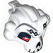 Minifig Head Modified Skeleton, Upper Jaw with Forehead Nails Print