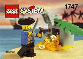 Набор LEGO 1747 Тайник с Золотом