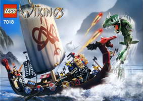 Набор LEGO 7018 Большой Корабль Викингов Против Змея Мидгардсорма