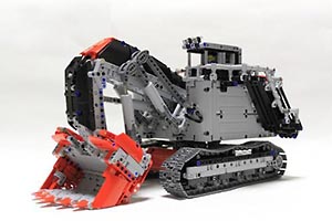 Набор LEGO MOC-1874 Экскаватор Terex RH400 для руды и шахт
