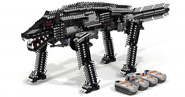 Набор LEGO MOC-2182 Черный волк на р/у