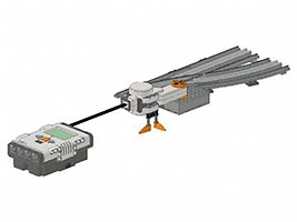 Набор LEGO Переключение стрелок на железной дороге с помощью NXT