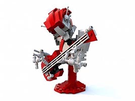 Набор LEGO MOC-4460 Робот играет на бас-гитаре