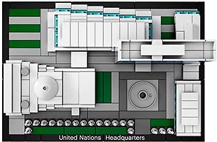 Набор LEGO Штаб-квартира ООН