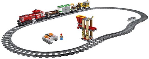 Набор LEGO 3677 Красный товарный поезд
