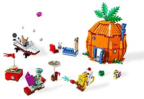 Набор LEGO 3834 Дружные соседи и Бикини Боттом