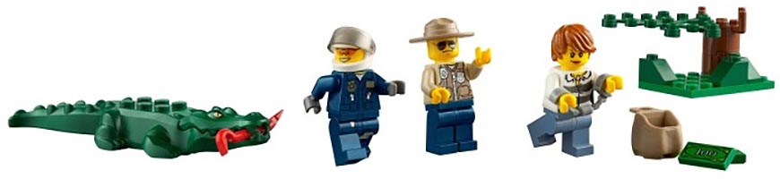 Набор LEGO Погоня на полицейском вертолёте