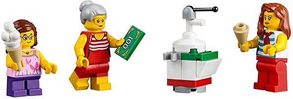 Набор LEGO Праздник на пляже - жители LEGO CITY