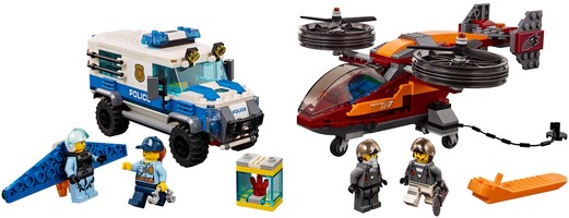 Набор LEGO 60209 Воздушная полиция: кража бриллиантов