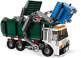 Набор LEGO Побег на мусоровозе