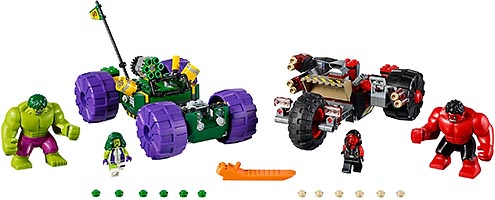 Набор LEGO 76078 Халк против Красного Халка