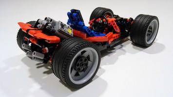 Набор LEGO MOC-10075 Tilting go-cart