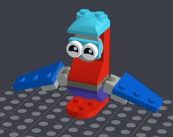 Набор LEGO MOC-12390 Юбилейная птица