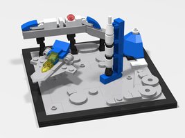 Набор LEGO MOC-12491 Classic Space Vignette