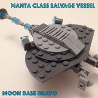 Набор LEGO MOC-14955 Mantax salvage vessel, Moon Base Bravo