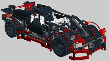 Набор LEGO MOC-21835 8682-1 Intimidator Concept Car