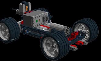Набор LEGO MOC-4991 Маленькое шасси на р/у