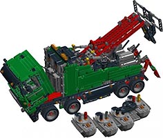 Набор LEGO MOC-5594 Грузовик с оборудованием для технического обслуживания (на р/у)