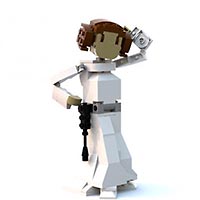 Набор LEGO MOC-6300 Принцесса Лея