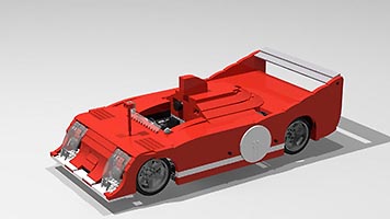 Набор LEGO Alfa Romeo Tipo 33TT12 &long tail& RC model