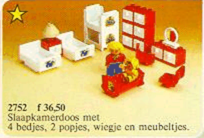Набор LEGO 2752 Спальня