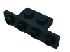 Деталь LEGO Кронштейн 1 x 2 - 1 x 4, Черный