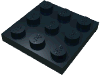 Деталь LEGO Пластина 3 x 3, Черный