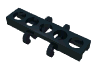 Деталь LEGO Technic Link Tread with Beveled Edge, Черный