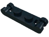 Деталь LEGO Plate Modified 1 x 2 with Handles on Ends, Черный