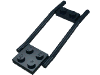 Деталь LEGO Horse Hitching [Studded], Черный