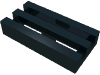 Набор LEGO Tile Special 1 x 2 Grille [Undetermined Type], Черный