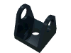Деталь LEGO String Reel 2 x 2 Holder, Черный
