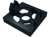 Набор LEGO Magnet Holder Tile 2 x 2 (Undetermined Type), Черный