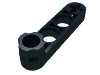 Деталь LEGO Technic Beam 1 x 4 Thin with Stud Connector, Черный