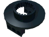 Деталь LEGO Technic Turntable Large Type 1 Base, Черный