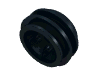 Деталь LEGO Wheel 30.4 x 14 VR, Черный