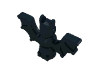 Деталь LEGO Bat, Черный