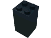 Деталь LEGO Кирпичик 2 x 2 x 3, Черный