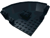 Набор LEGO Panel 10 x 10 x 2 1/3 Quarter Saucer Base, Черный