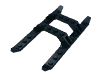 Деталь LEGO Helicopter Skid Rails 12 x 6, Черный