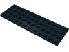 Деталь LEGO Пластина 4 x 12, Черный